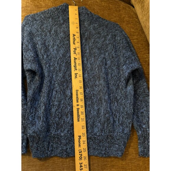 Forever 21 Blue Open-Front Knit Cardigan Small Womens Sweater Y2K - Picture 7 of 7